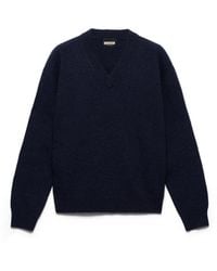 Prada - Re-Cashmere V-Neck Sweater - Lyst