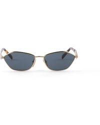 Prada - Sonnenbrille Mit Logo, Damen, Gläser - Lyst