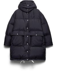 Prada - Soft Canvas Down Parka - Lyst
