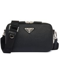 Prada - Brique Tasche Aus Saffiano-Leder, Herren - Lyst