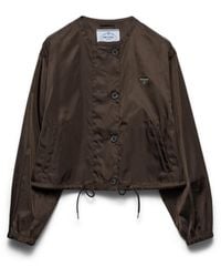 Prada - Cazadora Estilo Sobrecamisa De Re-Nylon, Mujer, Talla - Lyst