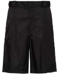 Herren Bekleidung Kurze Hosen Freizeitshorts Prada Wolle Bermuda-Shorts aus Schurwolle in Schwarz für Herren 