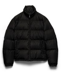 Prada - Chaqueta De Plumón Y Re-Nylon De Peso Medio, Hombre, Talla - Lyst