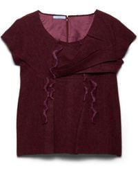 Prada - Shetland Wool Top - Lyst