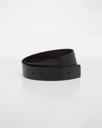 Prada - Brushed Leather Belt Strap - Lyst