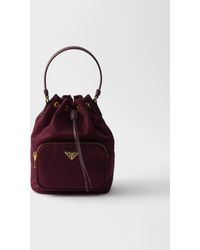 Prada - Sac Seau Duet En Re-Nylon - Lyst