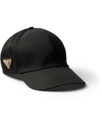 Prada - Gorra con costuras en contraste - Lyst