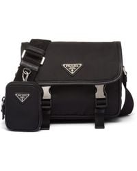 Prada - Schultertasche Aus Re-nylon - Lyst