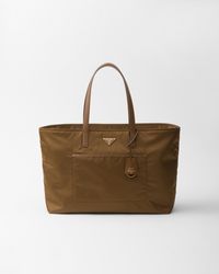 Prada - Re-Edition 1978 Large Re-Nylon And Saffiano Leather Tote Bag - Lyst