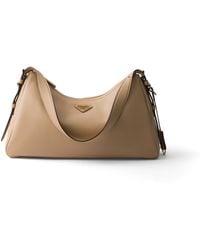 Prada - Aimée Large Leather Shoulder Bag - Lyst