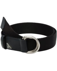 Prada - Woven Nylon Belt - Lyst