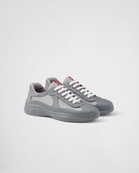 Prada - America's Cup Soft Rubber And Bike Fabric Sneakers - Lyst