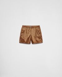 Prada - Re-Nylon Swim Trunks - Lyst