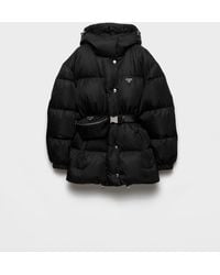 Prada - Daunenjacke Aus Re-Nylon - Lyst