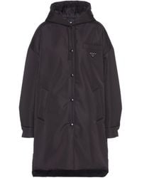 Prada - Imperméable Re-Nylon À Logo Triangle - Lyst