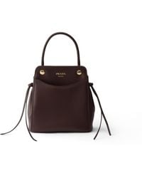 Prada - Carry Mini Handtasche Aus Leder, Damen - Lyst