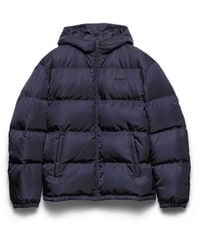 Prada - Medium-Weight Hooded Re-Nylon Down Jacket - Lyst