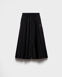 Prada - Jupe Évasée En Re-Nylon Léger - Lyst