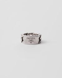 Prada - Chain Ring - Lyst