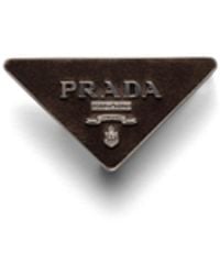 Prada - Buckle For Suede Belt Strap - Lyst