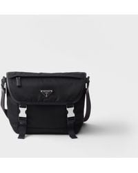 Prada - Sac Porté Épaule À Patch Logo - Lyst