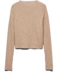 Prada - Cropped Re-Cashmere Sweater - Lyst