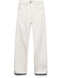 Prada - Old Denim Five-Pocket Jeans - Lyst
