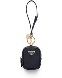 Prada - Re-Edition 1978 Re-Nylon Mini-Pouch With Keychain - Lyst