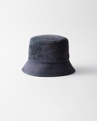 Prada - Canvas Bucket Hat - Lyst