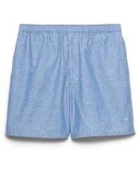 Prada - Chambray Bermudas, Light - Lyst
