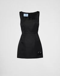 Prada - Zipped-pouch Re-nylon Mini Dress - Lyst