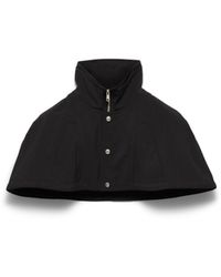 Prada - Technical Fabric Capelet - Lyst