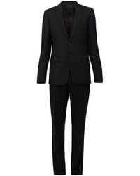 Prada - Single Breasted Wool And Mohair Suit - Lyst