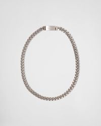 Prada - Chain Jewels Necklace - Lyst