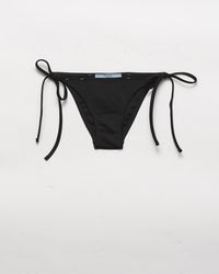 Prada - Interlock Knit Bikini Bottom - Lyst