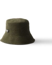 Prada - Crochet Bucket Hat - Lyst