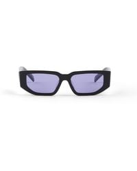 Prada - Gafas De Sol Con Logo Triangular, Hombre - Lyst