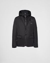 Prada - Single-Breasted Re-Nylon Jacket - Lyst