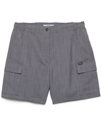 Prada - Light Mohair Shorts - Lyst