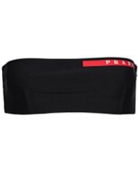 Prada - Stretch Jersey Swimsuit Top - Lyst
