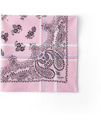 Prada - Printed Cotton Scarf 65 - Lyst