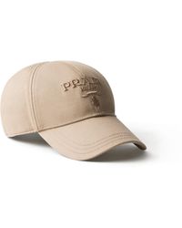 Prada - Casquette De Baseball En Drill, Homme, Taille - Lyst