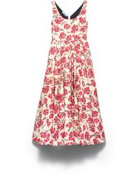 Prada - Soft Poplin Dress - Lyst