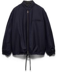Prada - Re-Wool Blouson - Lyst