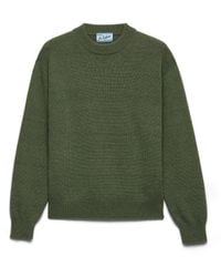 Prada - Pull À Col Rond En Re-Cashmere, Homme, Taille - Lyst