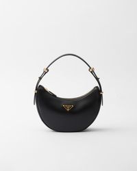 Prada - Borsa a spalla arquÉ in pelle - Lyst