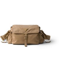 Prada - Explore Medium Re-Nylon Shoulder Bag With Flap - Lyst