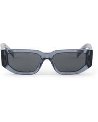 Prada - Sunglasses With Triangle Logo - Lyst