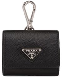 Prada - Saffiano Leather Headphone Case - Lyst