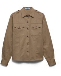 Prada - Chino Shirt, Clay - Lyst